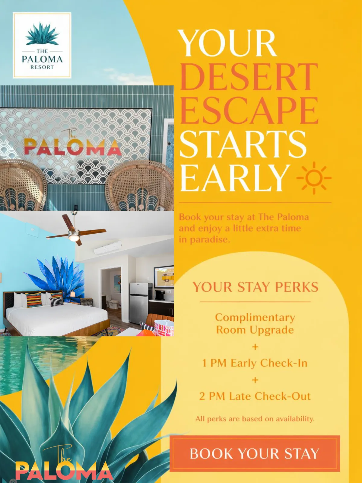 Your Desert Escape Starts Early Popup